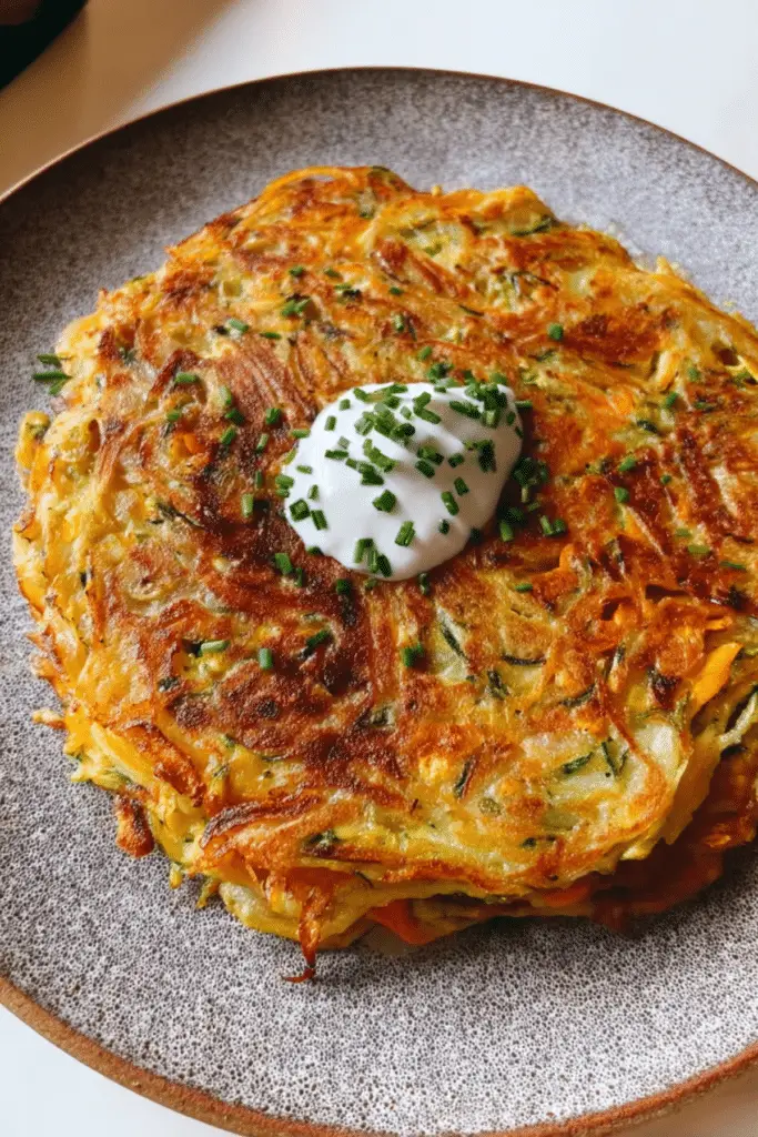 Vegan Zucchini Pancakes