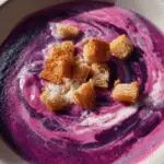 Color-Changing Purple Cream Soup