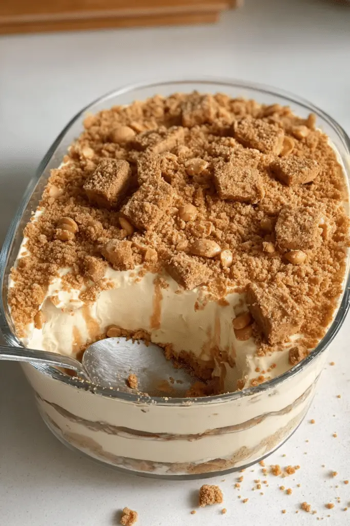 Peanut Candy Layered Dessert (Pavê de Paçoca)