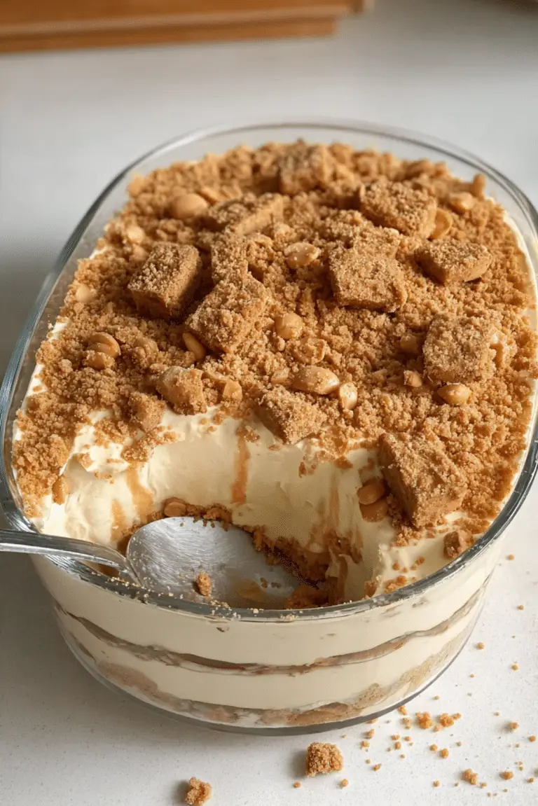 Peanut Candy Layered Dessert (Pavê de Paçoca)