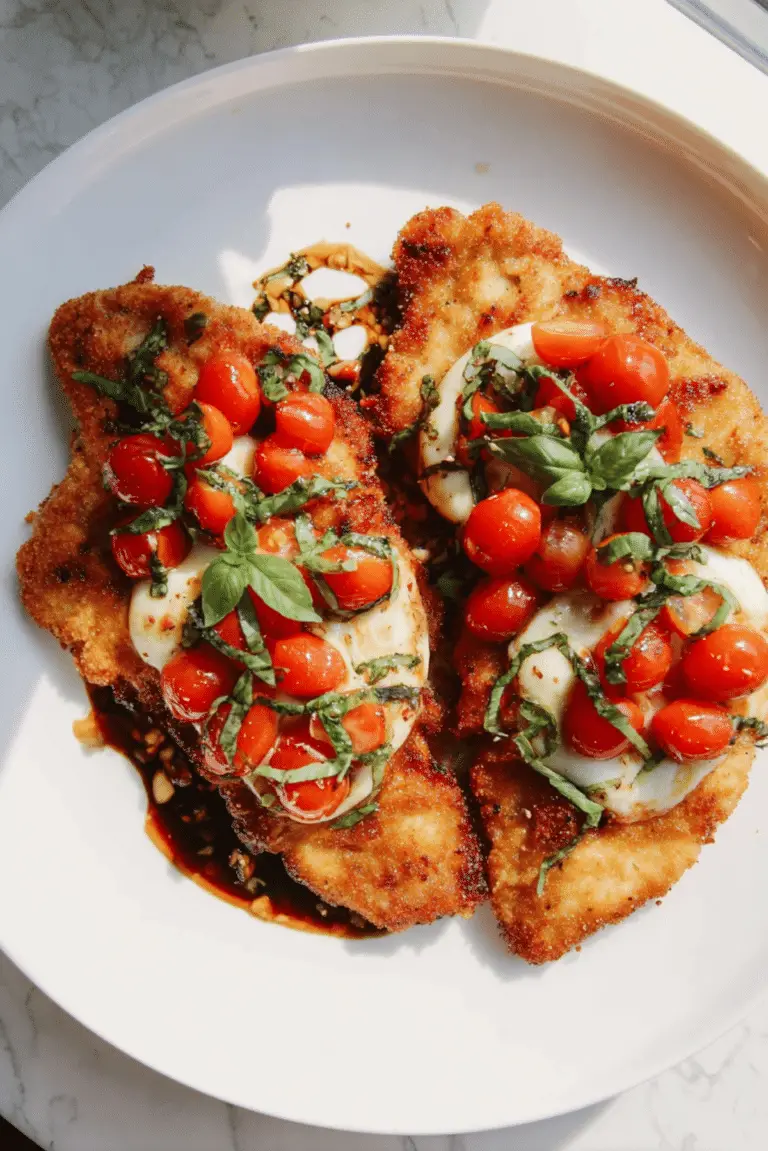 Crispy Caprese Chicken