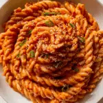 Spicy Gochujang Pasta made with Colonne Pompeii noodles