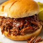 CROCKPOT BBQ SHREDDED BEEF