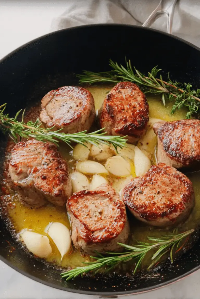 Filet Mignon Dinner at Home