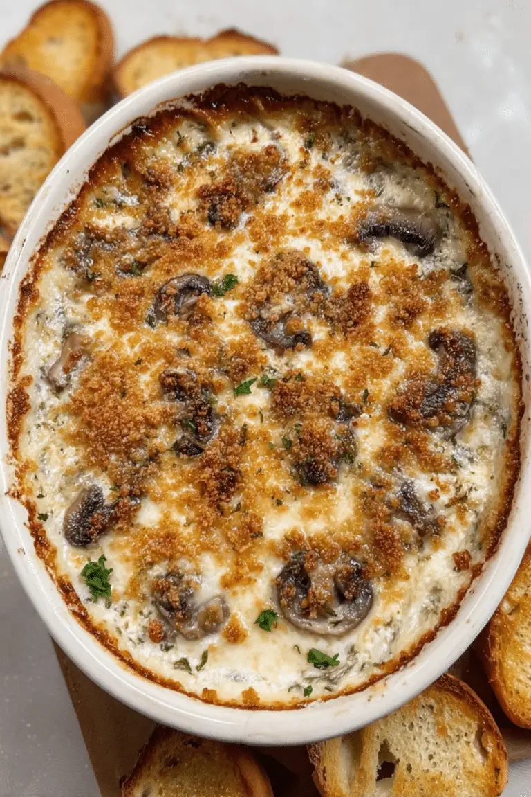 Stuffed Mushroom Dip