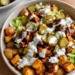 Chicken Shawarma Potato Bowls