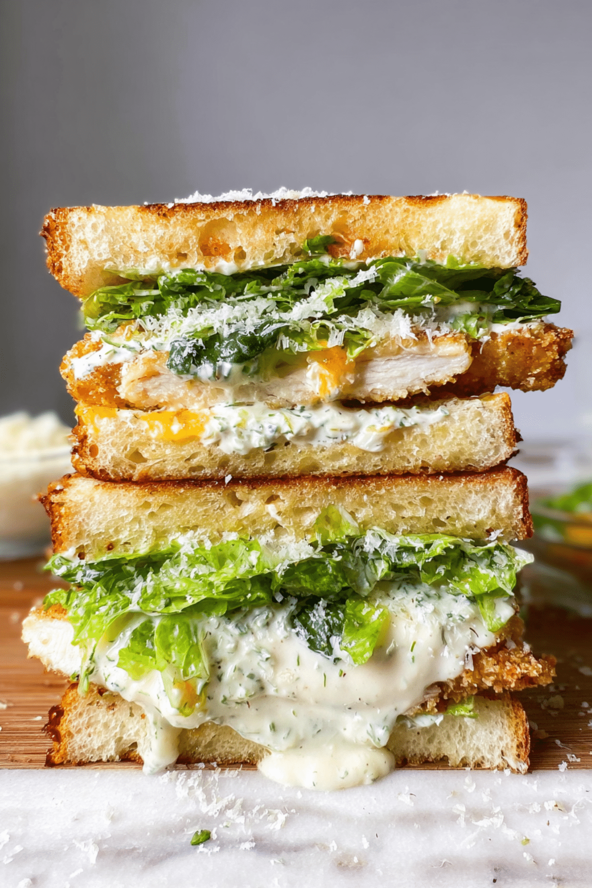 Crunchy Chicken Caesar Sandwich