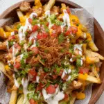 Chicken Burger Bowl Loaded Fries