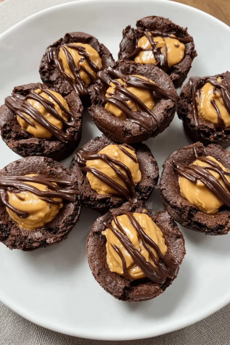Peanut Butter Brownie Bites