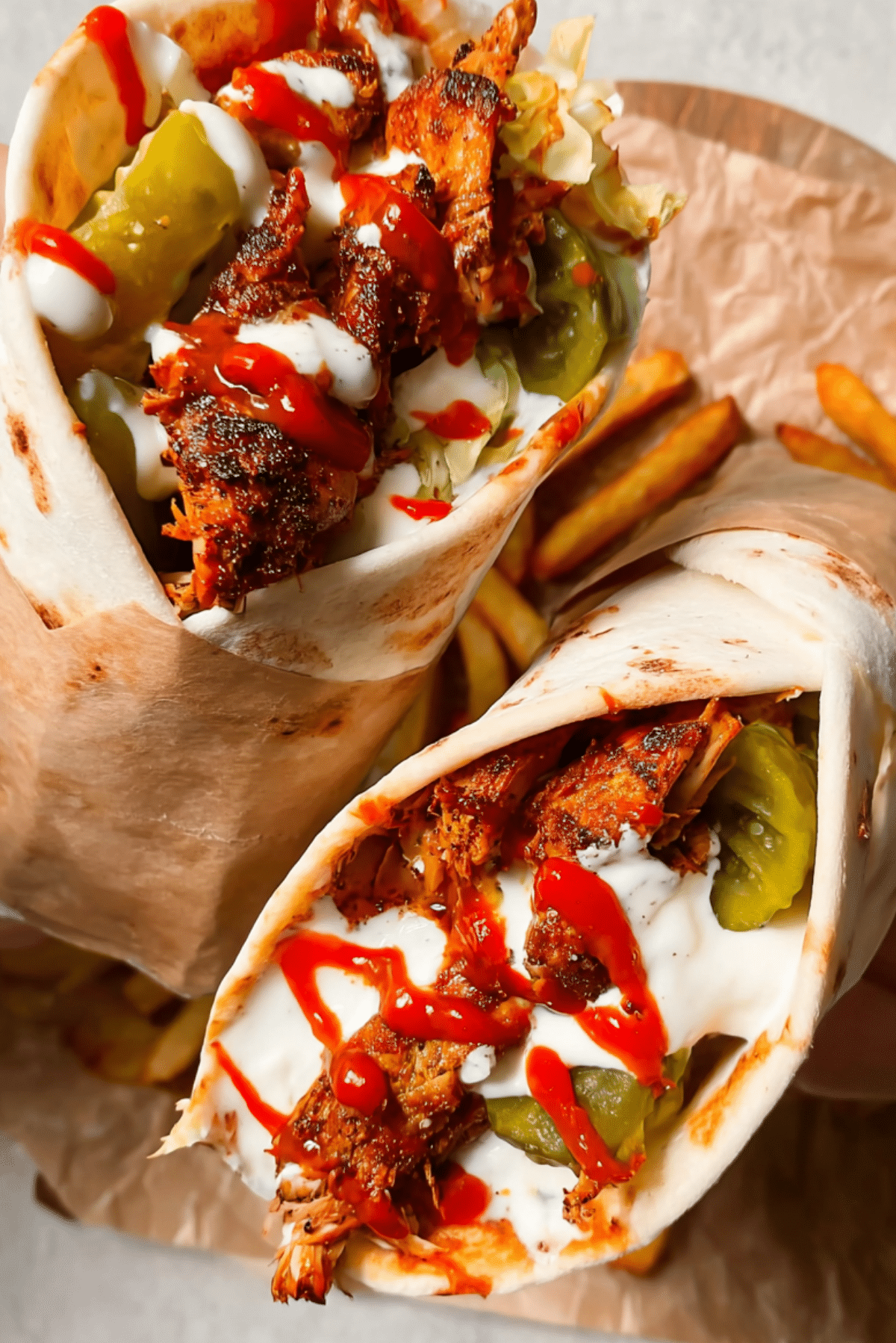Crispy Chicken Shawarma