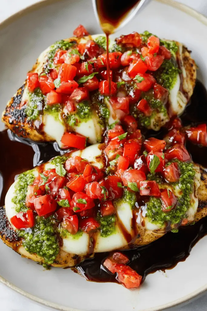 Pesto Bruschetta Chicken