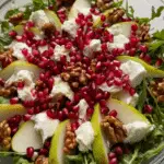 Festive Pear & Pomegranate Salad