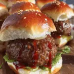 Mini Meatloaf Sliders on Hawaiian Rolls