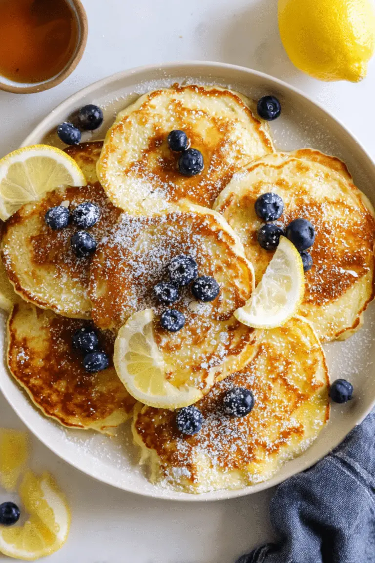 Lemon Ricotta Pancakes