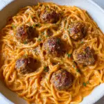 Creamy Spaghetti and Meatballs Recipe