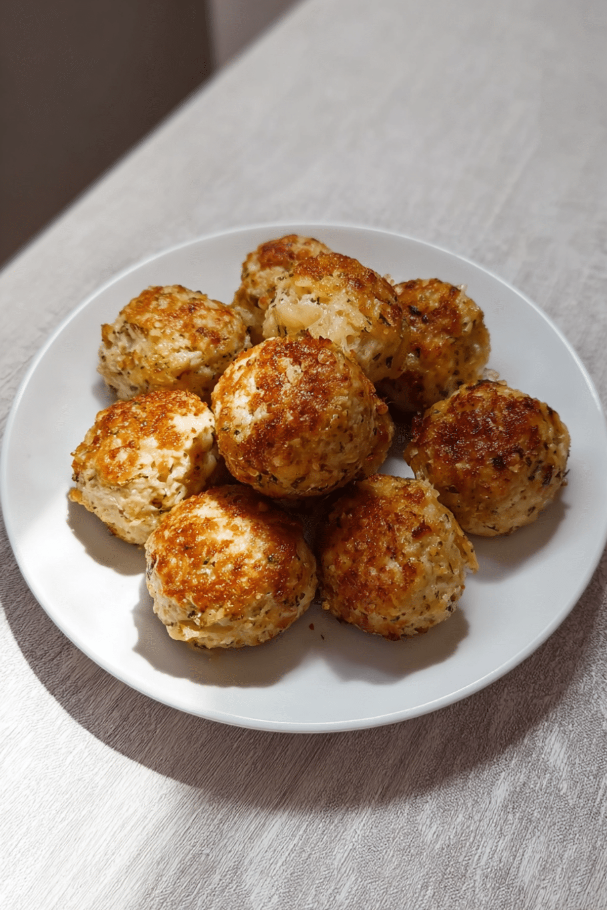 Chicken Meatballs with Potatoes