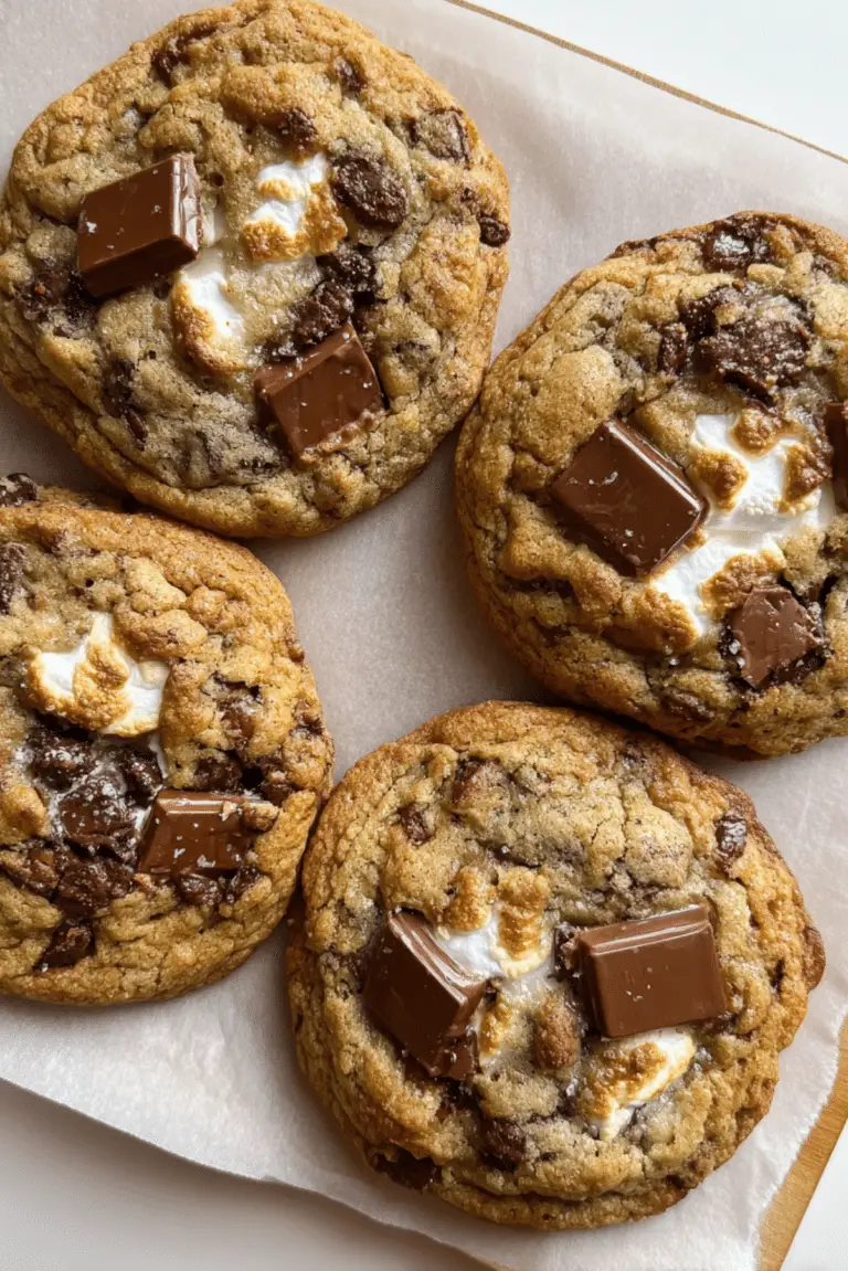 S’mores Chocolate Chip Cookies