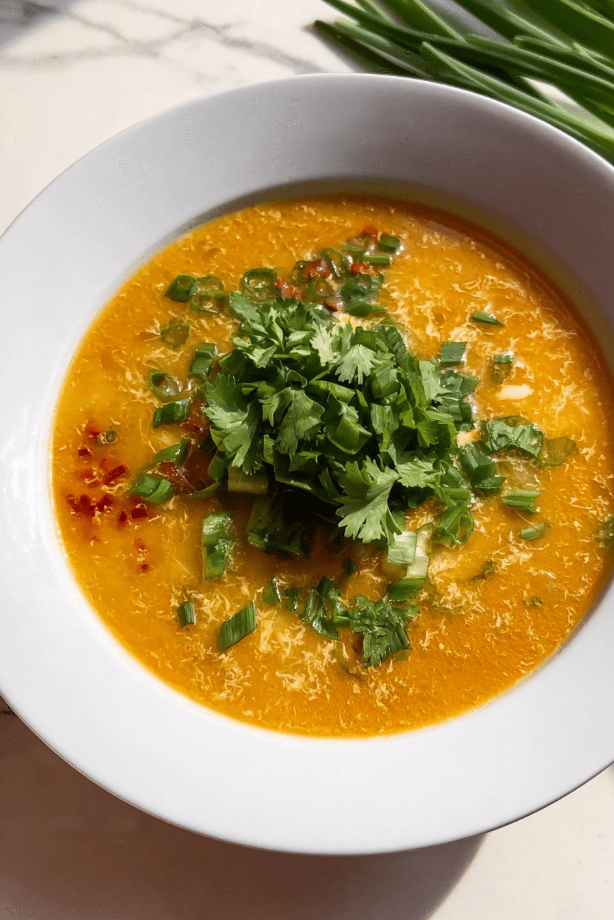 Thai Red Curry Chicken Soup