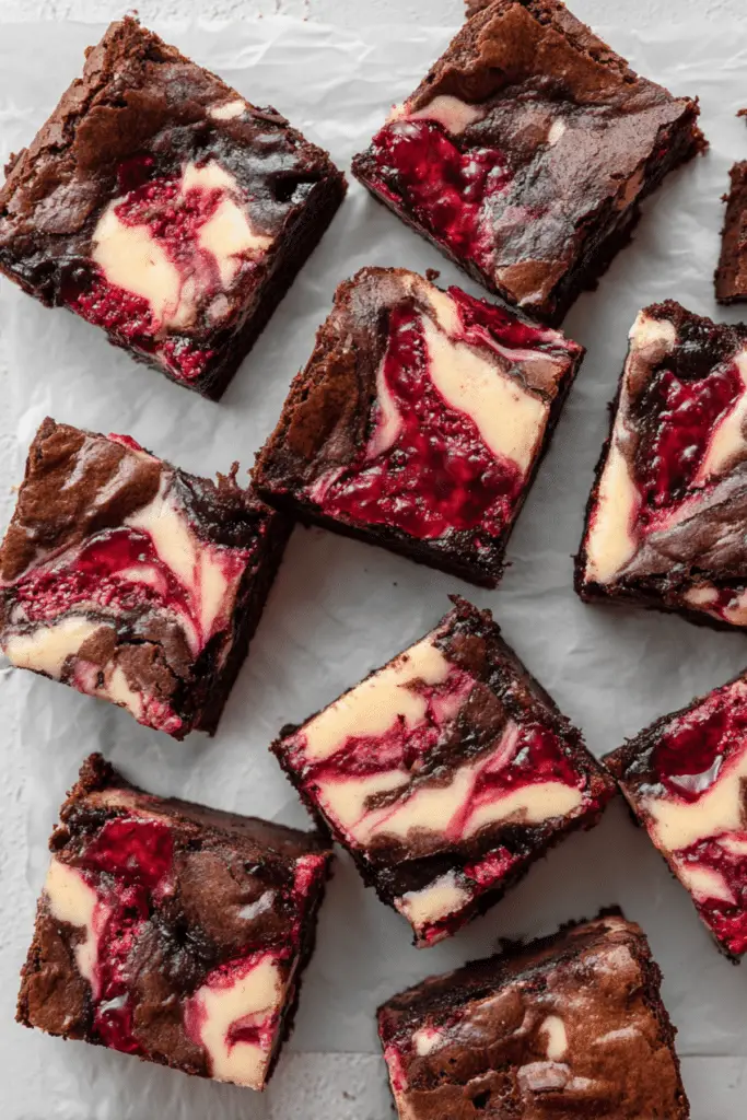 Raspberry Cheesecake Brownies