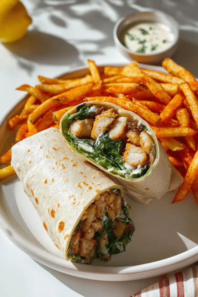 Easy Crispy Chicken Wrap Recipe