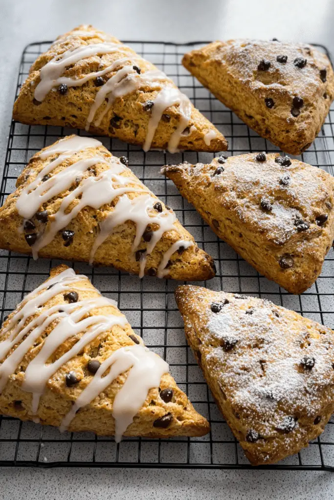 Chocolate Chips Pumpkin Spice Scones