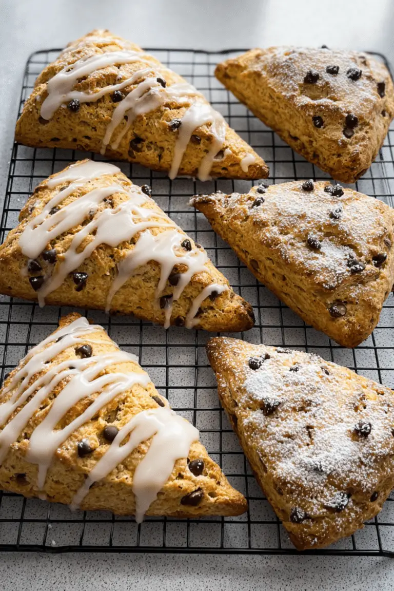 Chocolate Chips Pumpkin Spice Scones