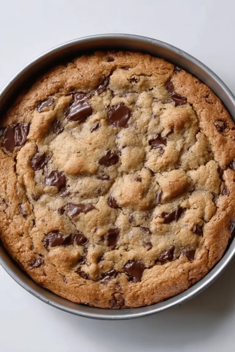 Chocolate Chip Cookie Pie