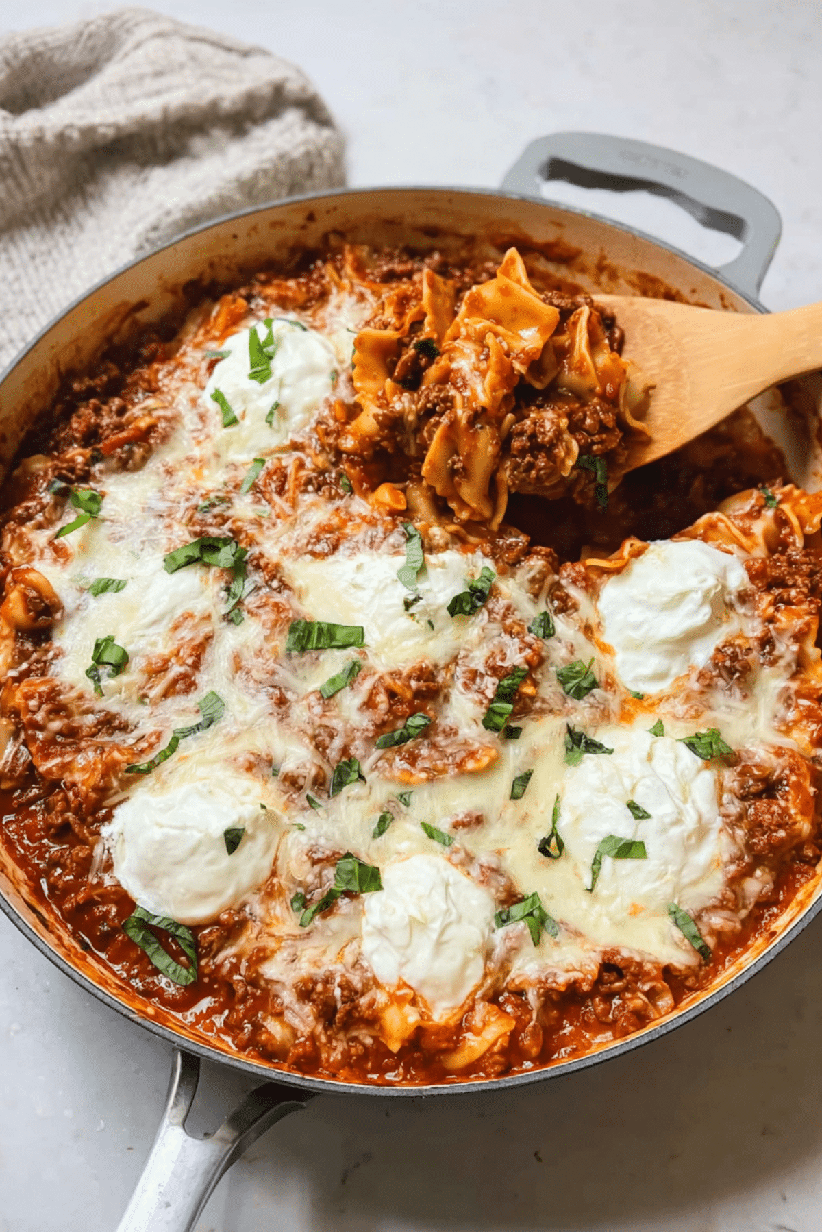 Stovetop Skillet Lasagna