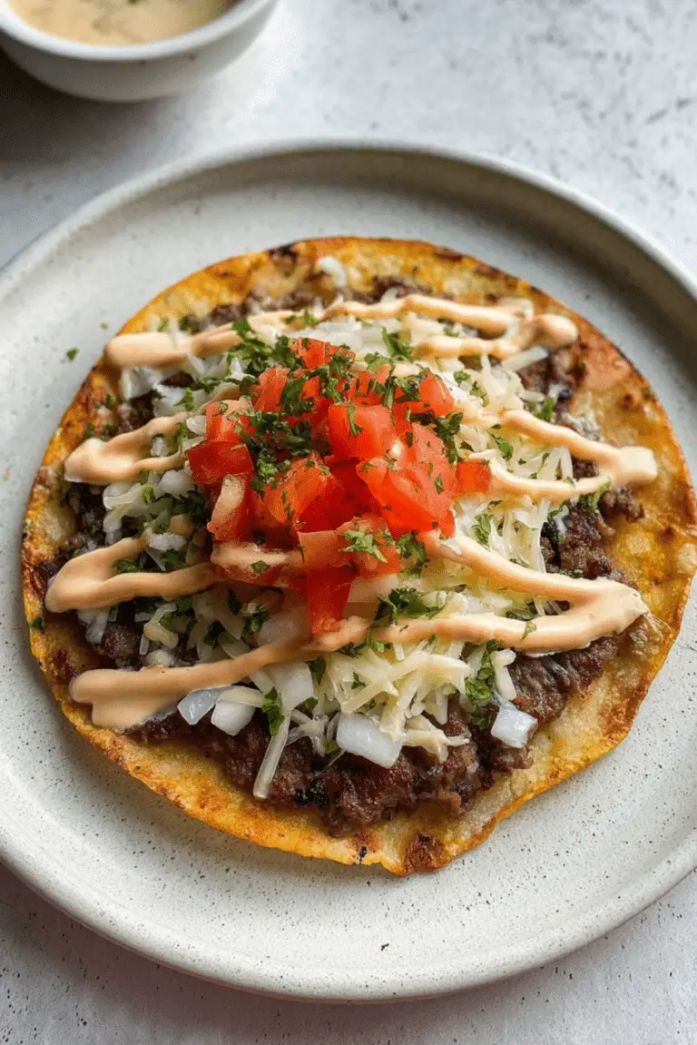 Easy Smash Burger Tacos