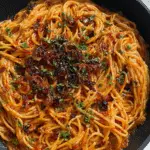 Onion Chili Oil Pasta