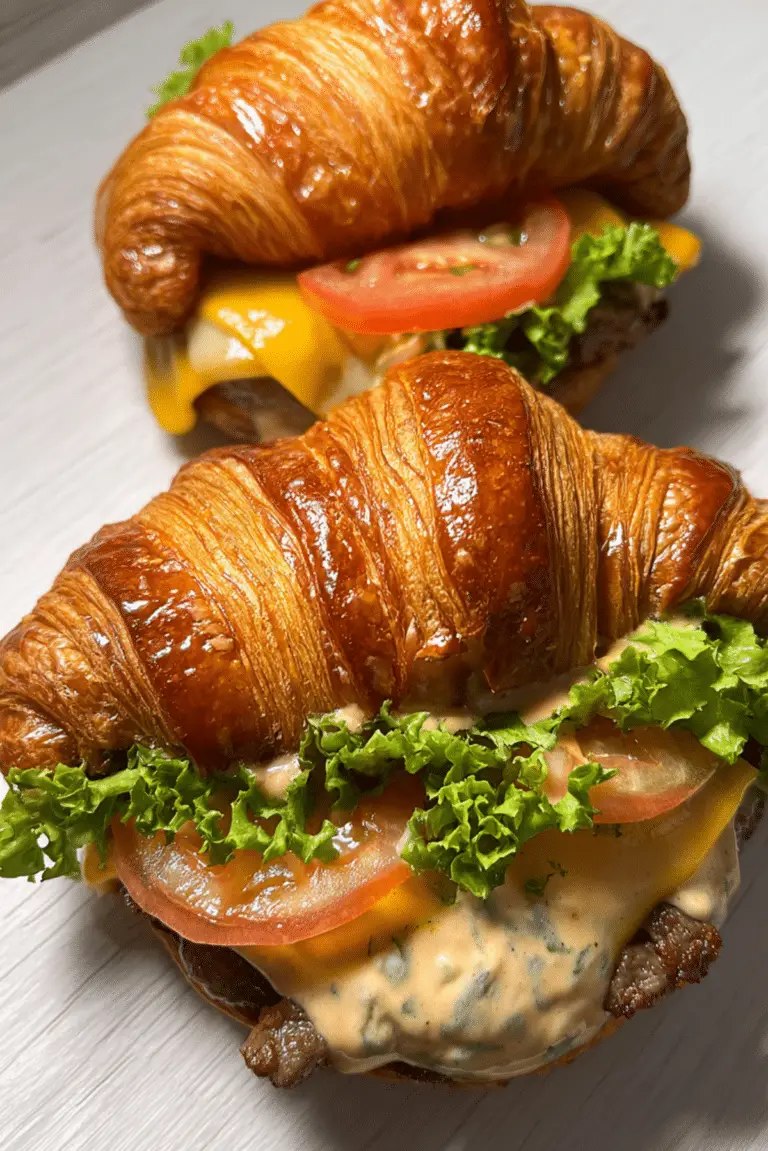 Croissant Smash Burger