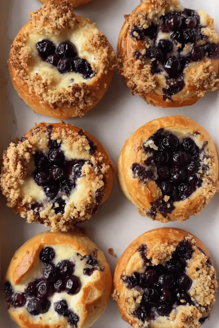 Blueberry Cheesecake Danish
