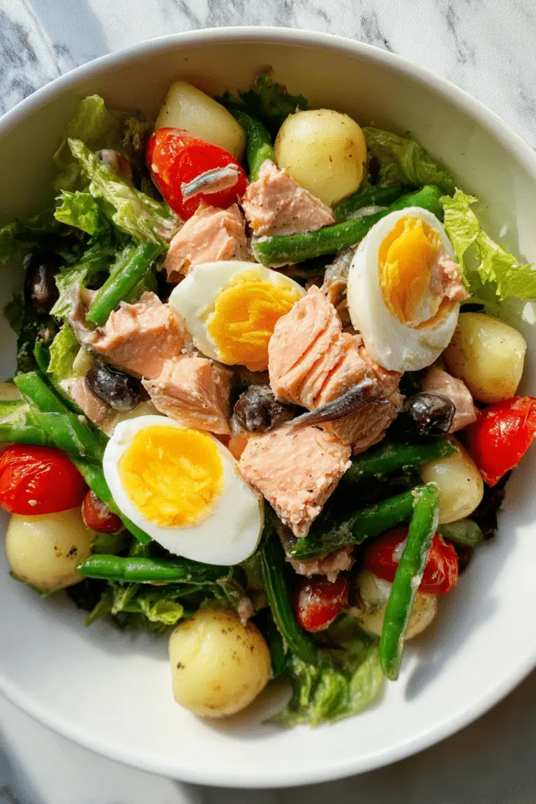 SALMON NICOISE SALAD