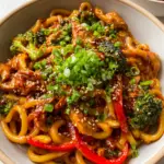 Honey Chipotle Chicken Udon