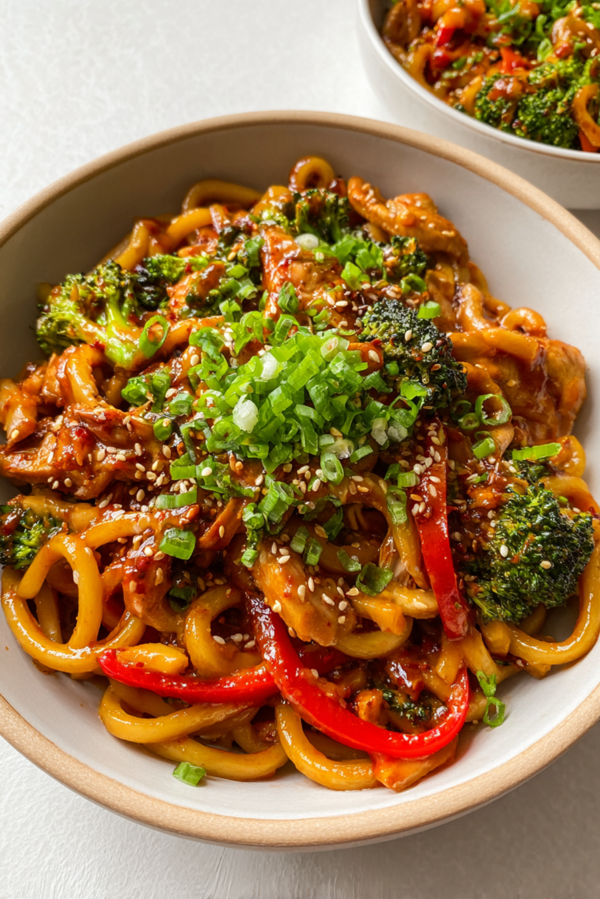 Honey Chipotle Chicken Udon