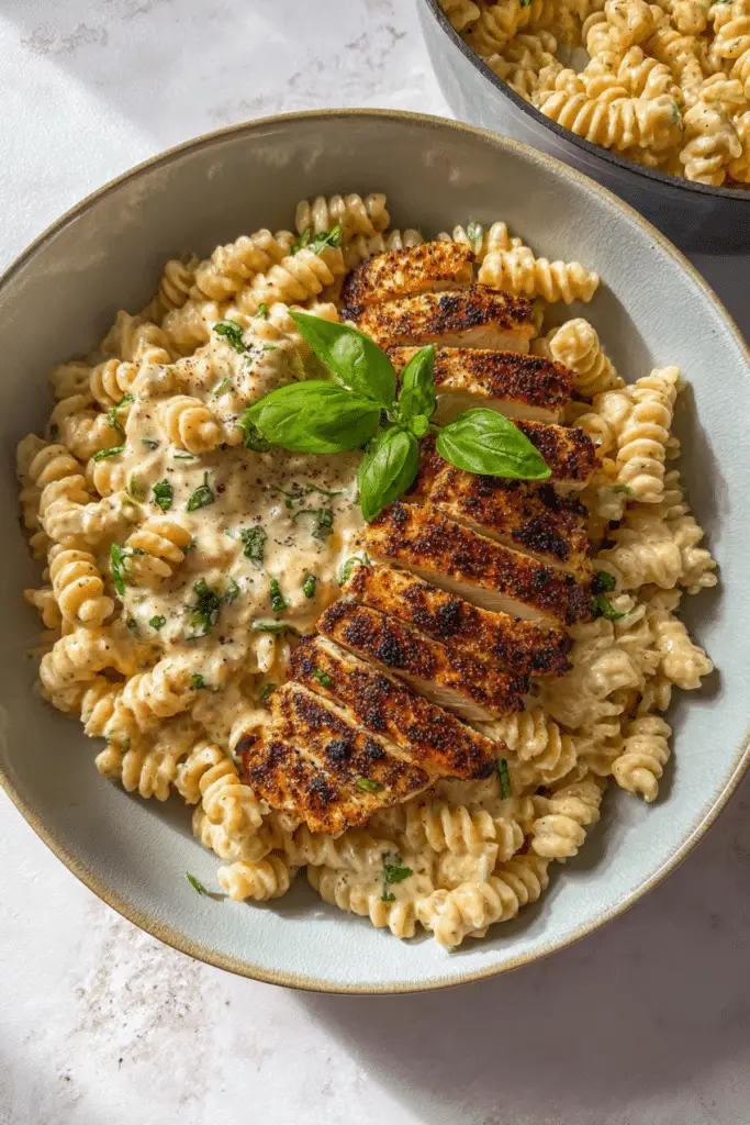 Creamy Chicken Garlic Parmesan Pasta Recipe