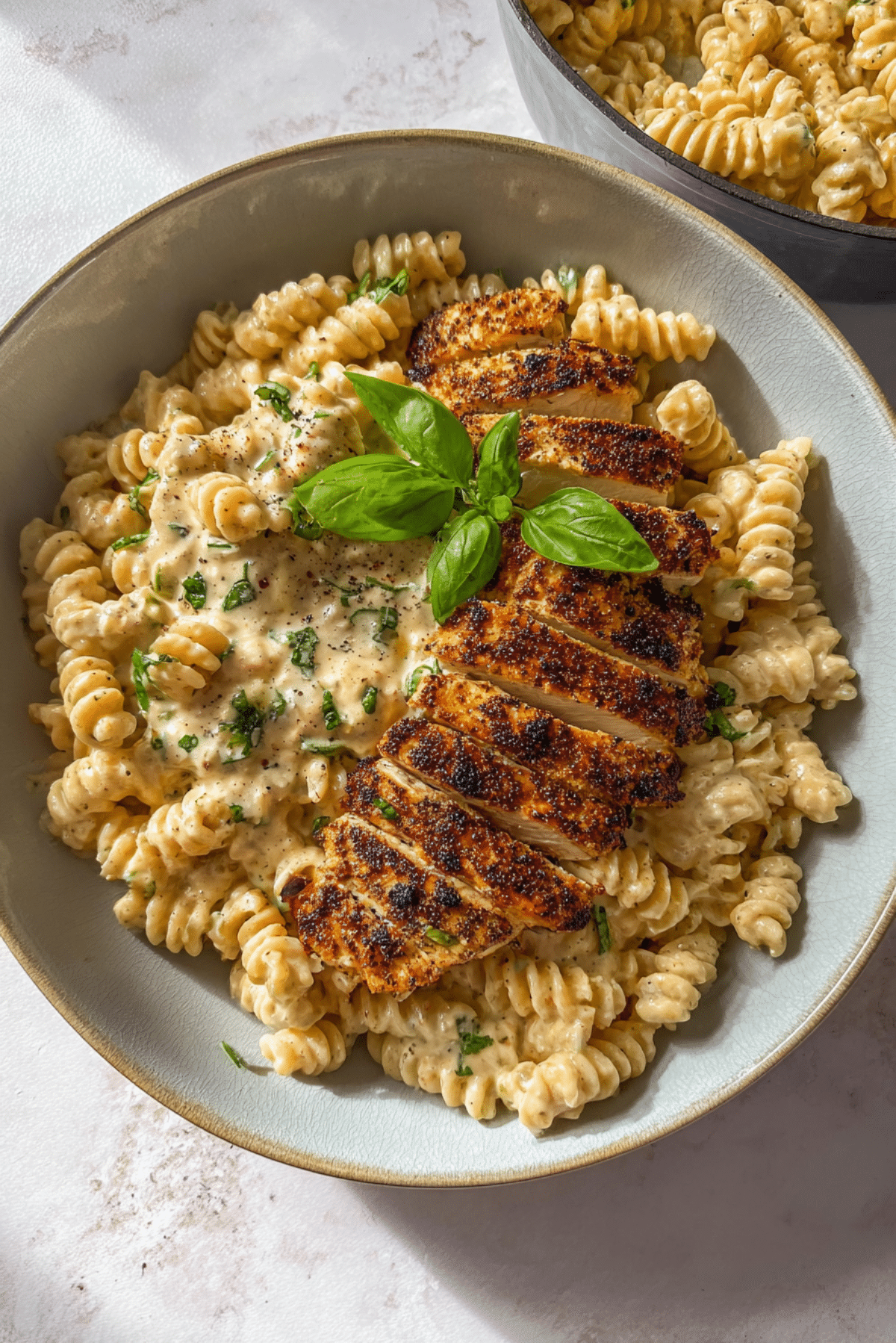 Creamy Chicken Garlic Parmesan Pasta Recipe