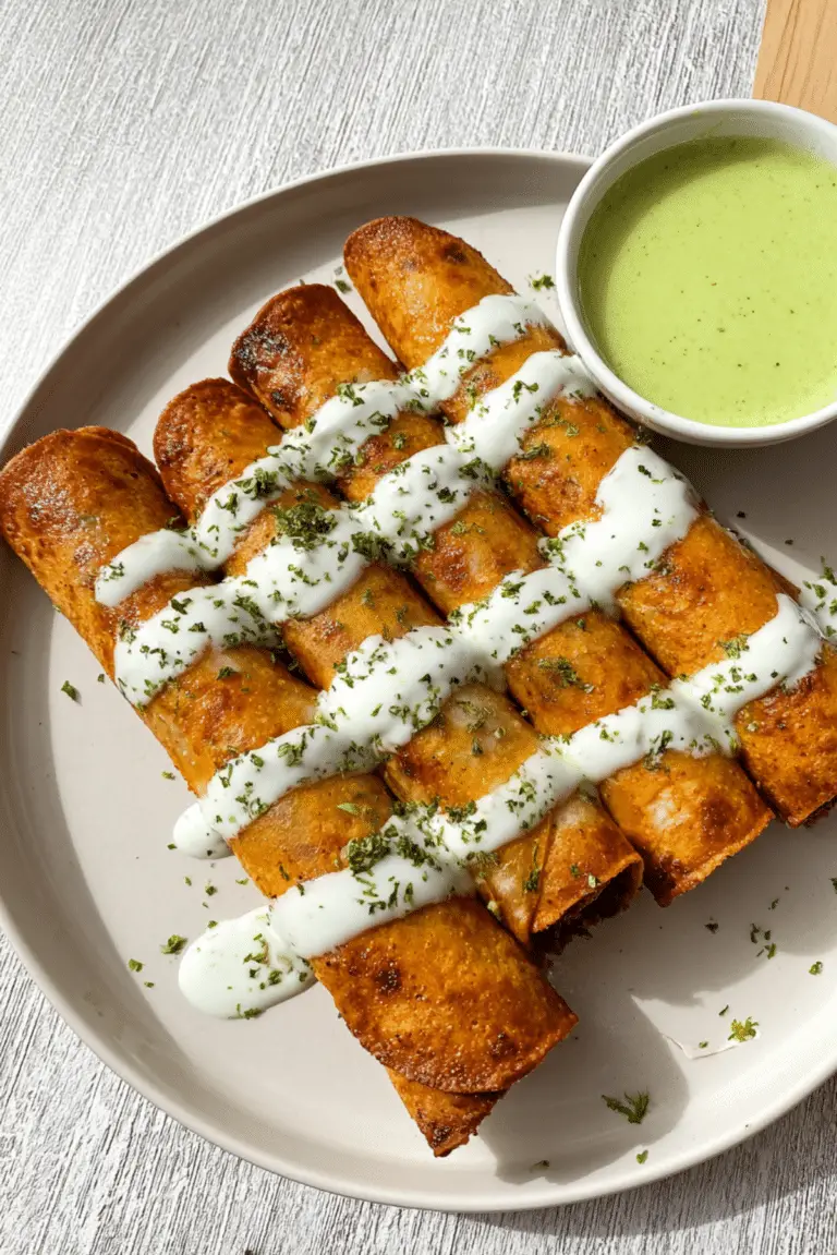 Crispy cheesy beef taquitos