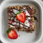 Strawberry Baked Oatmeal Bars