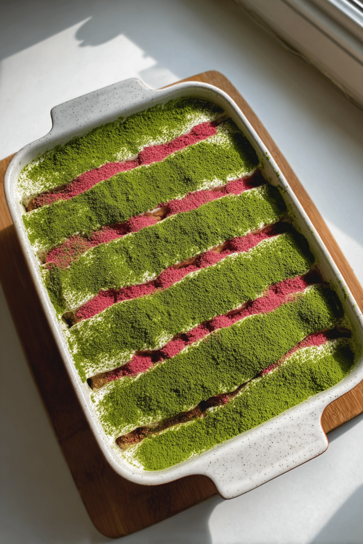 MATCHA & CHERRY PANETTONE TIRAMISU