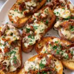 Parmesan Garlic Chicken Garlic Toast