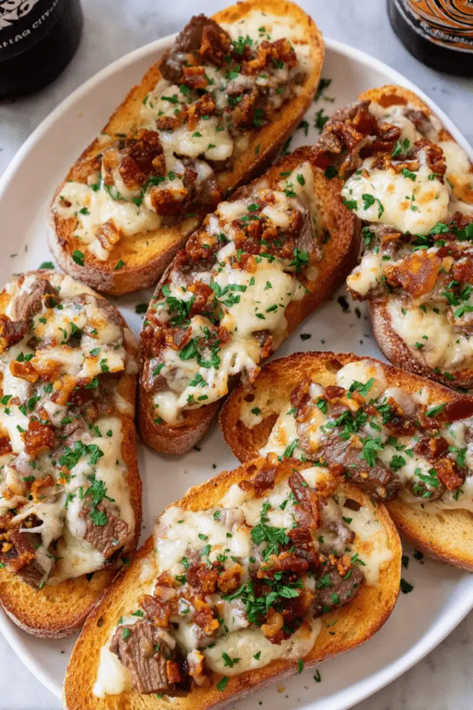 Parmesan Garlic Chicken Garlic Toast