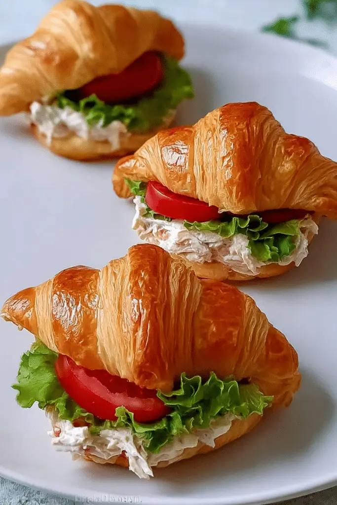 Mini Croissant Sandwiches
