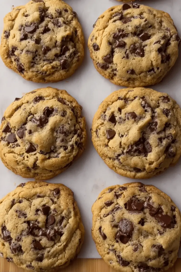 New York Style Thick Chocolate Chip Cookies