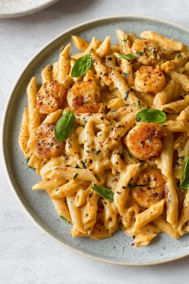 Easy Boursin Pasta Recipe (with Shrimp)