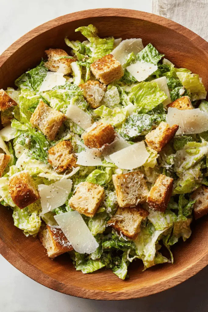 Cabbage Caesar Salad