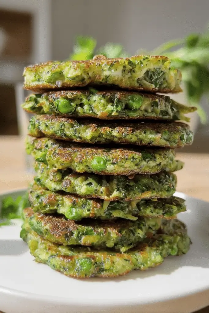 Pea Fritters with Plenty of Protein and Fibre