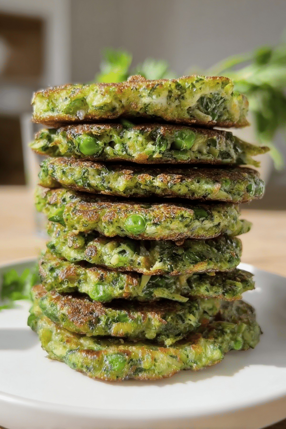 Pea Fritters with Plenty of Protein and Fibre