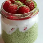 High Protein Matcha Chia Pudding