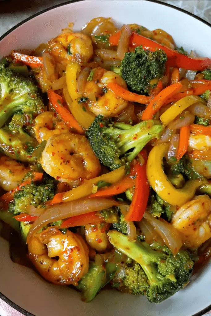Shrimp and Broccoli Stir-Fry